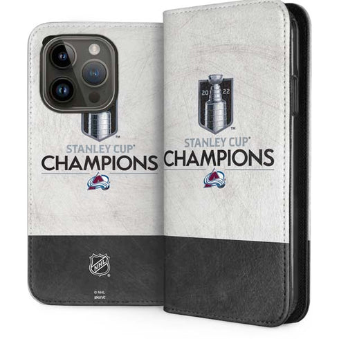 NHL 2022 Stanley Cup Champions Avalanche iPhone 15 Pro Folio Case